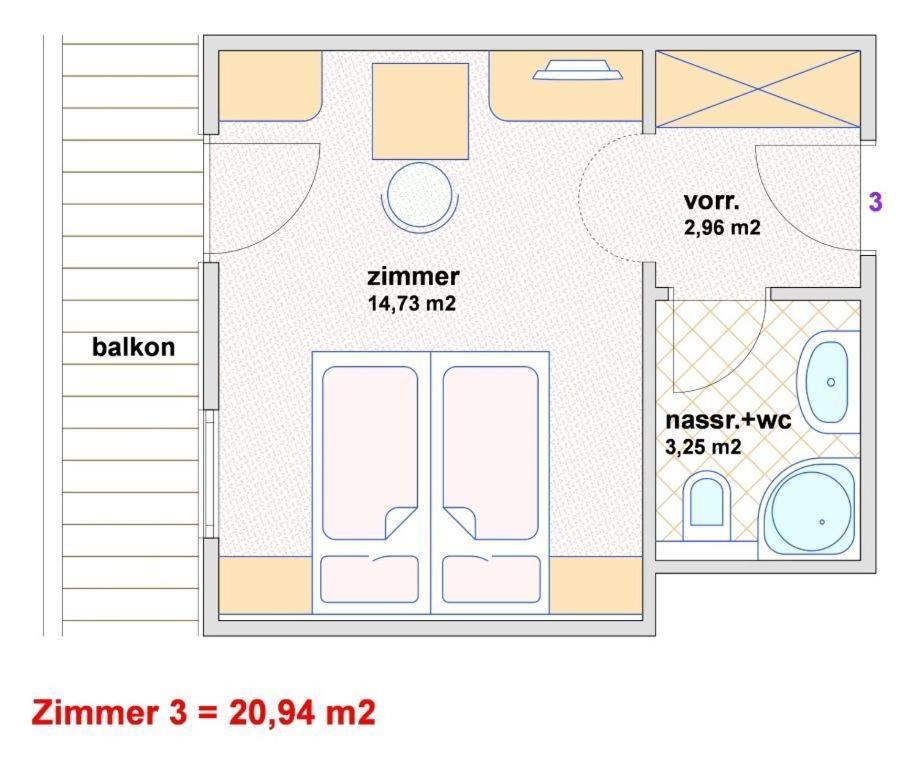 Appartement Hotel Garni Matthaeuserhof Gerlos Oda fotoğraf